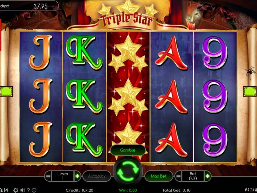 Triple Stars Slot Machine Free Play